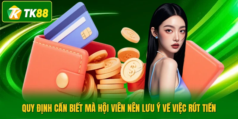 Quy định cần biết mà hội viên nên lưu ý về việc rút tiền